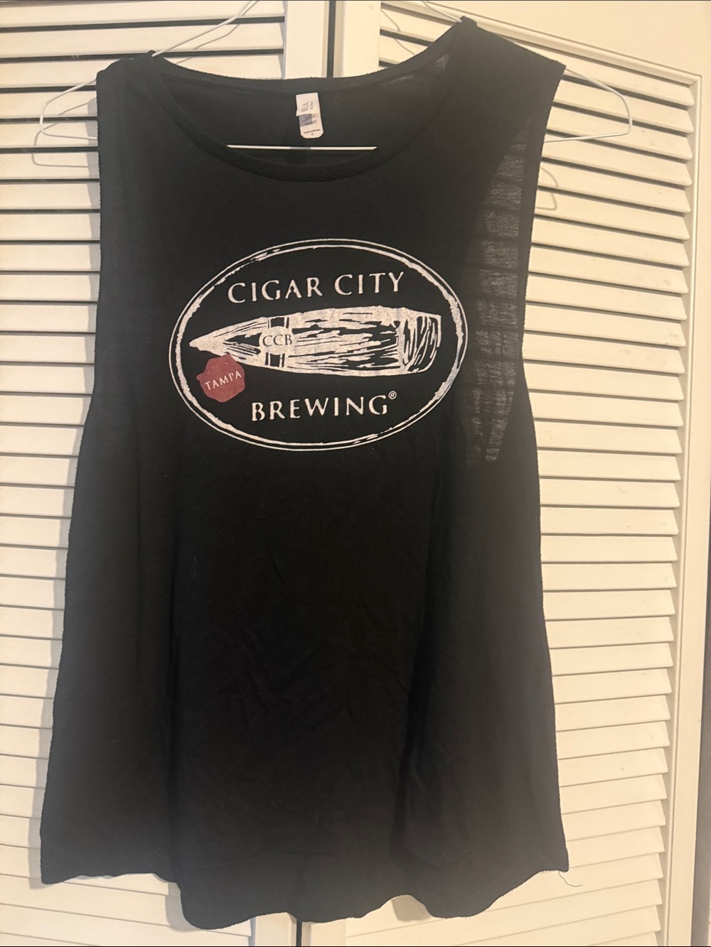 Women’s Black Logo Muscle Tank